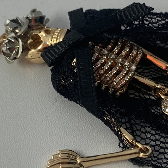 Betsey Johnson Skeleton Necklace - Picture 7 of 13